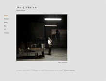 Tablet Screenshot of jamievartan.com